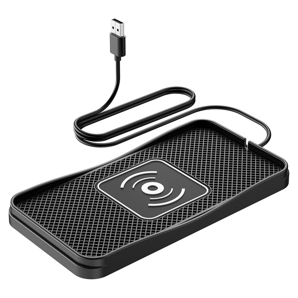 D3 20W Car Wireless Charger with 1m Cable Fast Charging Anti-Slip Silicone Pad for Vehicles