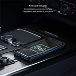 D3 20W Car Wireless Charger with 1m Cable Fast Charging Anti-Slip Silicone Pad for Vehicles