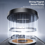 ESSAGER 2-in-1 Magnetic Wireless Charger 15W Fast Charging Slim Design with Magnetic Disc