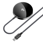 ACEFAST E24 QI2 Skrivebords Magnetisk Trådløs Opladerplade Telefonoplader med Type-C Kabel