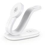 B-28 Multifunction 15W Wireless Charger with Night Light for Phone Watch Earbuds, Standard Version