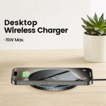 TOOCKI TQ-WL01 Trådløs Oplader 15W Ultratynd Bærbar Desktop Hurtigopladningsplade