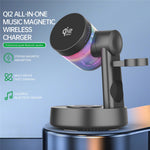 QI2.2 25W Magnetic Wireless Charger with Speaker Function for Phones / Earbuds / Watches Charging Station