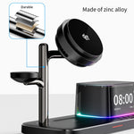 C09PRO Multifunction Qi2.2 25W Fast Charging Magnetic Wireless Charger Cooling Stand Bluetooth-compatible Speaker