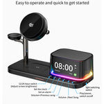 C09PRO Multifunction Qi2.2 25W Fast Charging Magnetic Wireless Charger Cooling Stand Bluetooth-compatible Speaker