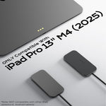 Magnetisk Trådløs Oplader til iPad Pro 13 (2025) Hurtigopladningsplade med USB