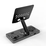 CYJ-268 5 in 1 Wireless Charging Station with Retractable Cable for Smartphone / Earbuds / Smart Watch / Tablet Foldable Stand
