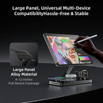 CYJ-268 5 in 1 Wireless Charging Station with Retractable Cable for Smartphone / Earbuds / Smart Watch / Tablet Foldable Stand