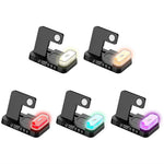 JJT-S37 15W Foldable Wireless Charger Dock Multifunctional Fast Charging Station with RGB Ambient Light and Clock for Samsung Watch