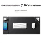 S1300 Wireless Charging Mouse Pad Large Waterproof Desk Mat Fast Charge for Home / Office