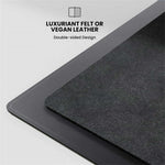 S1300 Wireless Charging Mouse Pad Large Waterproof Desk Mat Fast Charge for Home / Office