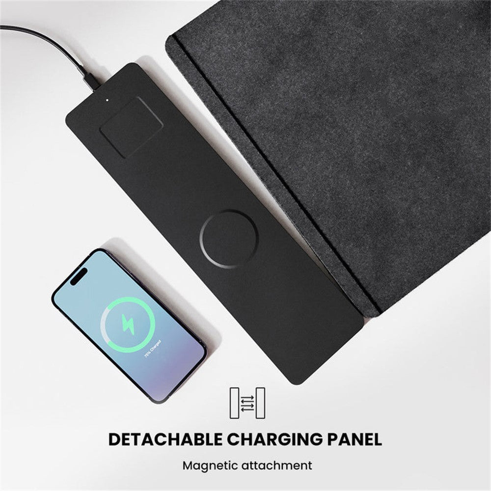 S1300 Wireless Charging Mouse Pad Large Waterproof Desk Mat Fast Charge for Home / Office