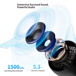 JJT-C52 Qi2 15W 5 in 1 Magnetic Wireless Charger Stand Bluetooth-Compatible Speaker with RGB Light for iPhone Apple Watch AirPods