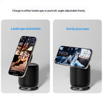 JJT-C52 Qi2 15W 5 in 1 Magnetic Wireless Charger Stand Bluetooth-Compatible Speaker with RGB Light for iPhone Apple Watch AirPods