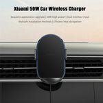 XIAOMI 50W Car Wireless Charger Efficient Heat Dissipation High-Power Fast Charging Stand (Chinese Version)