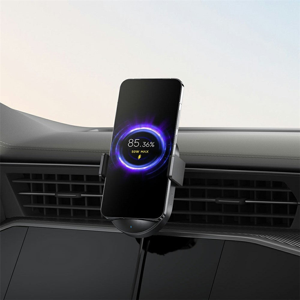 XIAOMI 50W Car Wireless Charger Efficient Heat Dissipation High-Power Fast Charging Stand (Chinese Version)
