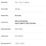 XIAOMI 50W Car Wireless Charger Efficient Heat Dissipation High-Power Fast Charging Stand (Chinese Version)