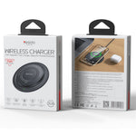 YESIDO DS39 15W Magnetic Wireless Charger Round Desktop Fast Charging Pad for Smartphone Earbuds