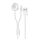 YESIDO DS35 2 in 1 USB-A to iP  /  Wireless Charging Dock for Apple Watch 2.5W Fast Charging Cable