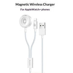 YESIDO DS35 2 in 1 USB-A to iP  /  Wireless Charging Dock for Apple Watch 2.5W Fast Charging Cable