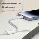 YESIDO DS35 2 in 1 USB-A to iP  /  Wireless Charging Dock for Apple Watch 2.5W Fast Charging Cable