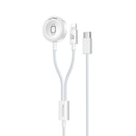 YESIDO DS34 2-i-1 Type-C til iP / trådløs opladningsdock til Apple Watch 2,5W hurtigopladningskabel