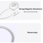 YESIDO DS34 2-i-1 Type-C til iP / trådløs opladningsdock til Apple Watch 2,5W hurtigopladningskabel