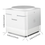 S6 3 in 1 Magnetic Wireless Charging Station Foldable Dock with RGB Light for iPhone Apple Watch AirPods