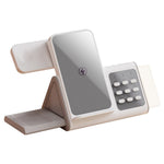 T12 5-in-1 Wireless Charging Station Stand Magnetic Stand with White Noise Night Light for Phone Watch Earbuds
