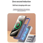 T12 5-in-1 Wireless Charging Station Stand Magnetic Stand with White Noise Night Light for Phone Watch Earbuds
