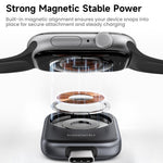 TOOCKI TW13 2,5W Type-C Magnetisk Trådløs Oplader til Apple Watch Opladningsdock