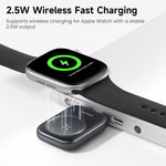 TOOCKI TW13 2,5W Type-C Magnetisk Trådløs Oplader til Apple Watch Opladningsdock