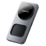 ESSAGER 3 in 1 Desktop Wireless Charger 15W Fast Charging Magnetic Foldable for Phone Watch Earbuds