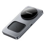 ESSAGER 3 in 1 Desktop Wireless Charger 15W Fast Charging Magnetic Foldable for Phone Watch Earbuds