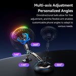 ESSAGER Magnetic Car Phone Holder RGB Lighting 15W Wireless Charger for Dashboard Windshield Mount