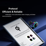 ESSAGER Qi2.2 25W Fast Charging Air Vent Mount Magnetic Wireless Car Charger with RGB Light