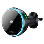ESSAGER Qi2.2 25W Fast Charging Air Vent Mount Magnetic Wireless Car Charger with RGB Light