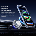 ESSAGER Qi2.2 25W Fast Charging Air Vent Mount Magnetic Wireless Car Charger with RGB Light