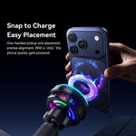 ESSAGER Qi2.2 25W Fast Charging Air Vent Mount Magnetic Wireless Car Charger with RGB Light