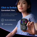 ESSAGER 15W Wireless Charger Built-in Cooling Fan Car Air Vent Mount Magnetic Phone Holder with RGB Light