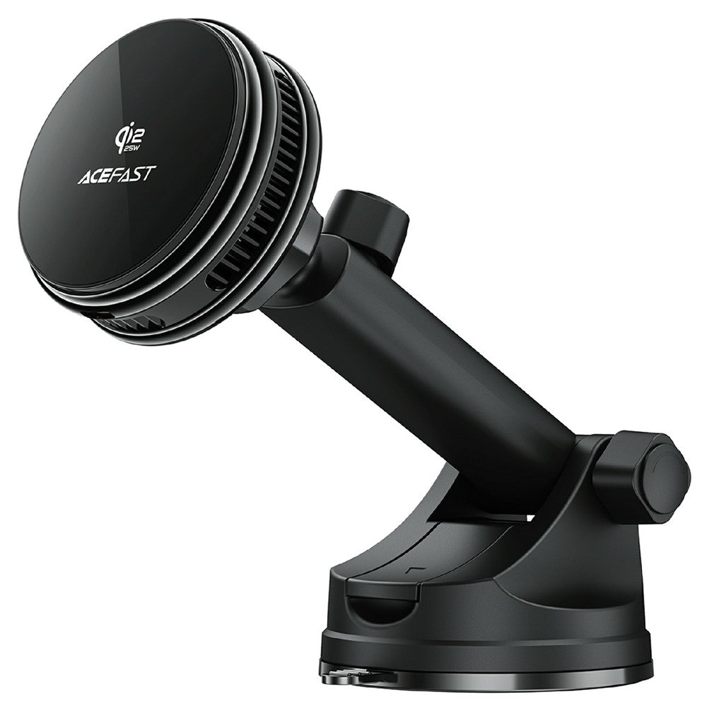 ACEFAST D67 Qi2 25W Cooling Wireless Charging Car Holder with Suction Cup Phone Mount Stand