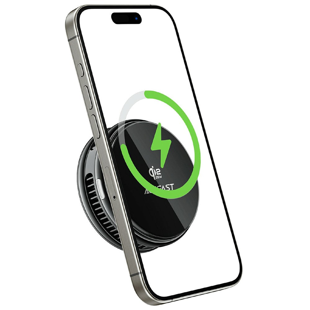 ACEFAST E47 QI2 25W Magnetisk Kølende Trådløs Oplader Hurtig Telefonkøler til Gaming
