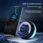 F36 Bluetooth-compatible Speaker with Phone Stand TF Card RGB Ambient Light 2000mAh Wireless Induction Audio Portable Speaker