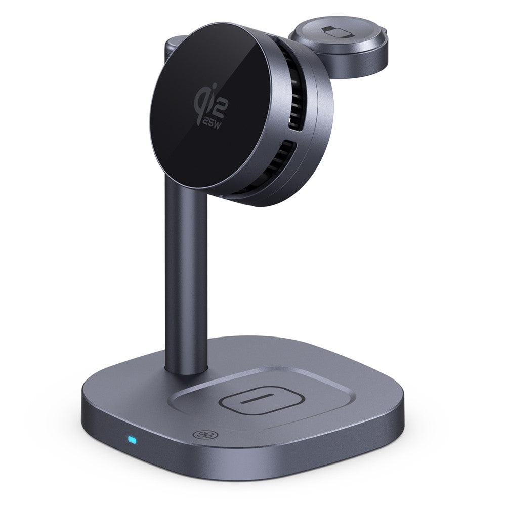 B-36 3 in 1 Magnetic Wireless Charger for iPhone / Apple Watch / AirPods TEC Cooling Qi2.2 25W Fast Charging Dock