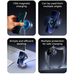 B-36 3 in 1 Magnetic Wireless Charger for iPhone / Apple Watch / AirPods TEC Cooling Qi2.2 25W Fast Charging Dock