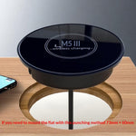 QR02 Qi2.2 25W Magnetic Wireless Charger Embedded Desktop Car Mount Charging Pad