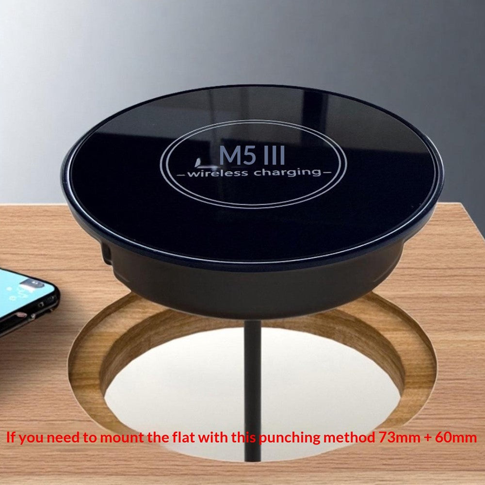 QR02 Qi2.2 25W Magnetic Wireless Charger Embedded Desktop Car Mount Charging Pad