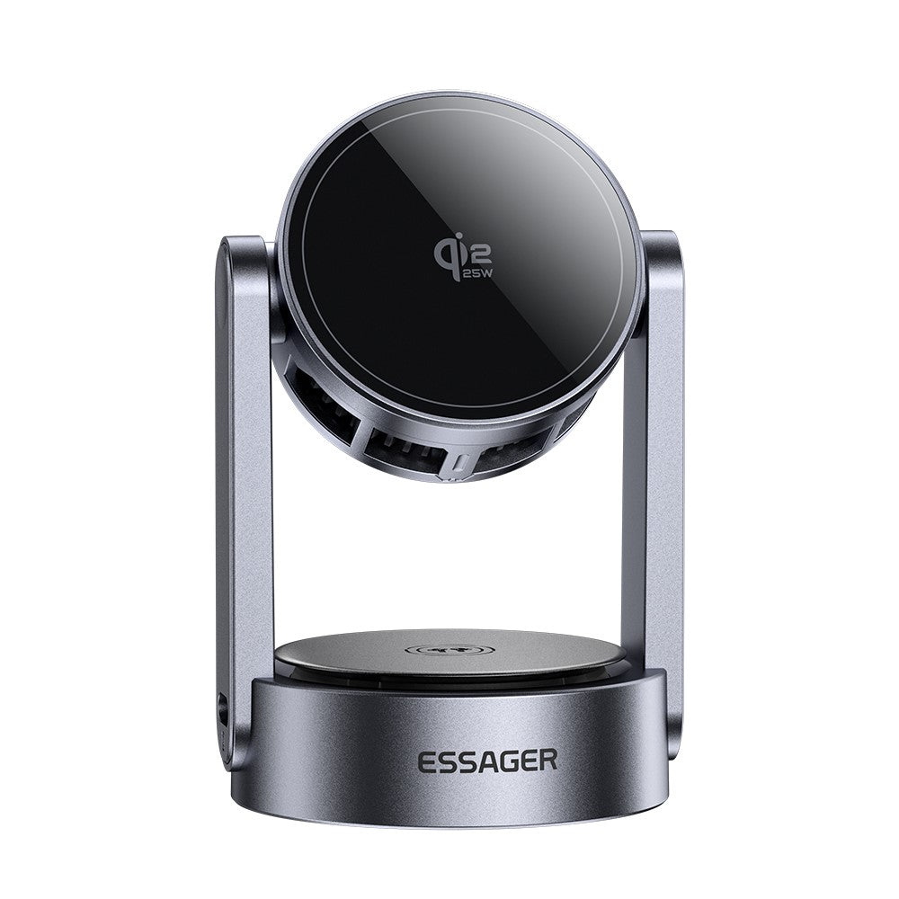 ESSAGER T50 3 in 1 Magnetic Wireless Charger TEC Cooling Qi2.2 25W Fast Charging Stand for Phone Watch Earbuds