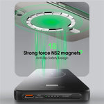 LDNIO PQ28 5000mAh Magnetisk Trådlös Powerbank Ultratunn Bärbar 15W Snabbladdande Laddare för iPhone