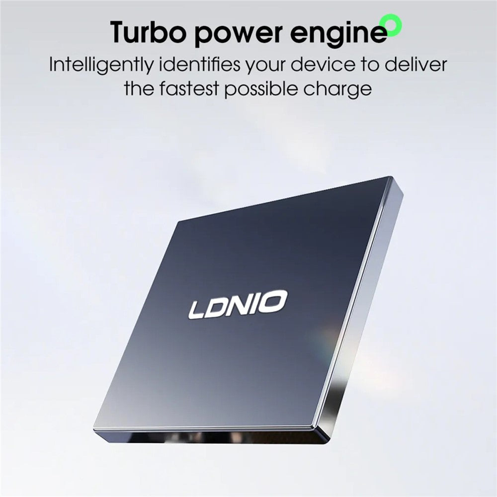LDNIO PQ28 5000mAh Magnetisk Trådlös Powerbank Ultratunn Bärbar 15W Snabbladdande Laddare för iPhone